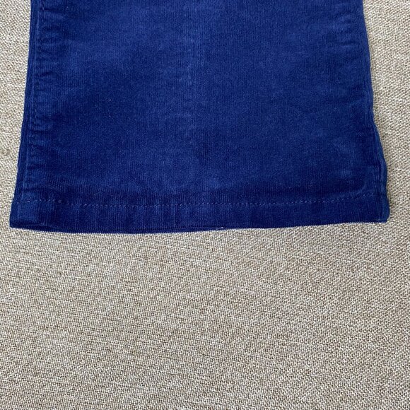 St. John's Bay Corduroy Flare Jeans Women's 4 Mid Rise Blue Casual Pants - Picture 7 of 12